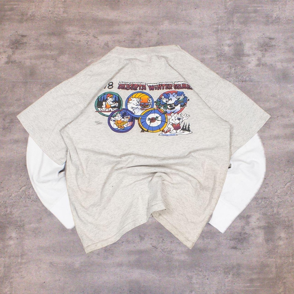 Vintage 1998 Alberta Winter Games single stitch t-shirt